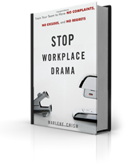 Stop Workplace drama book mockup